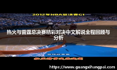 热火与雷霆总决赛精彩对决中文解说全程回顾与分析